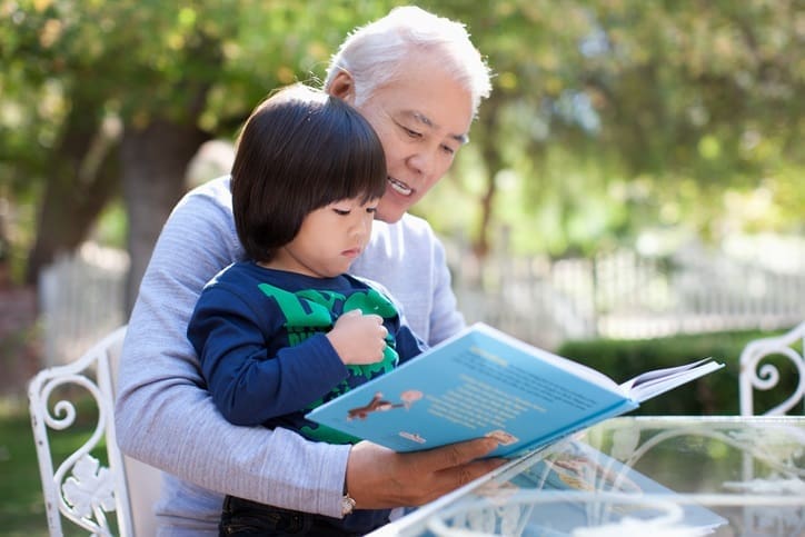 TLC Your Way Home Care Services | York County, Marion County, Florence / Darlington County | older man and grandson reading together